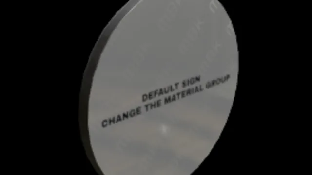 Traffic sign - Circle