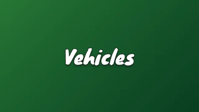 Vehicles