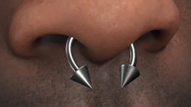 Nose piercing
