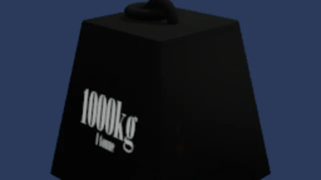 1000kg mass