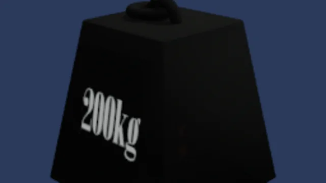 200kg mass