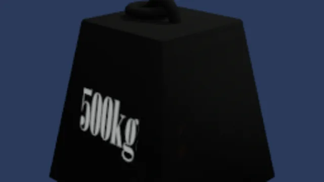 500kg mass