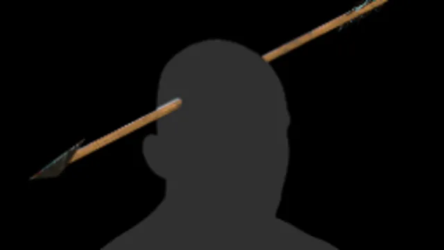 Arrow through head