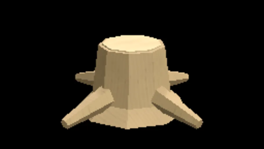 Arid Acacia Stump