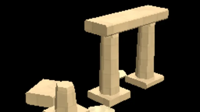 Arid Ruin Colonnade