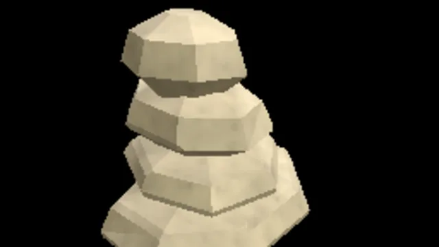 Autumn Leaf Cairn