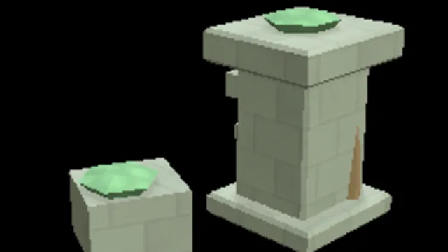 Tropical Ruin Carved Pillar