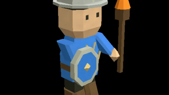 English Soldier Torch Bearer