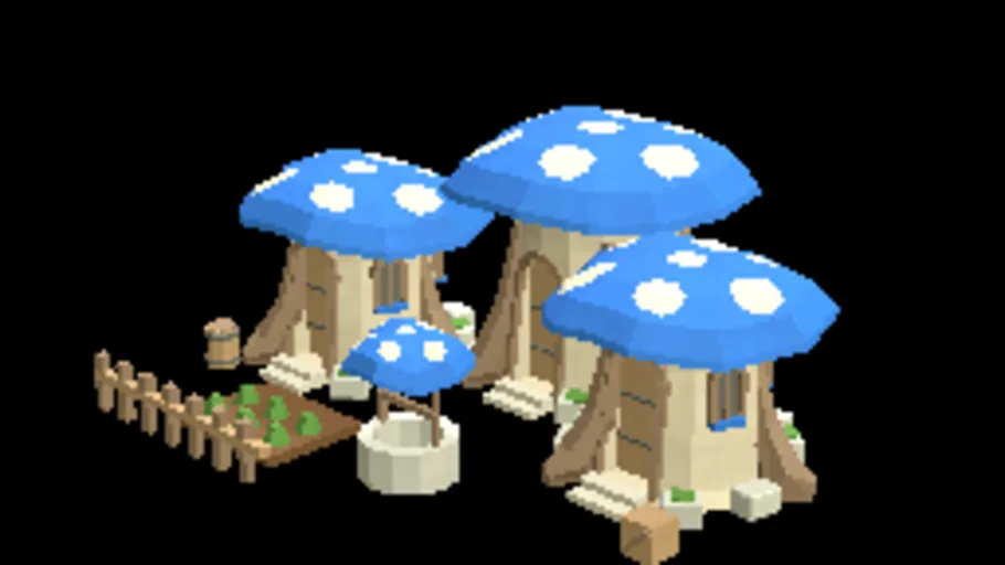 Mushrooms Commune Green