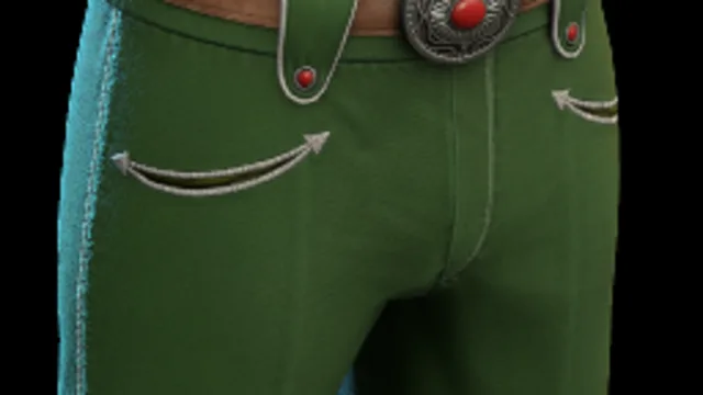 Green Nudie Trousers