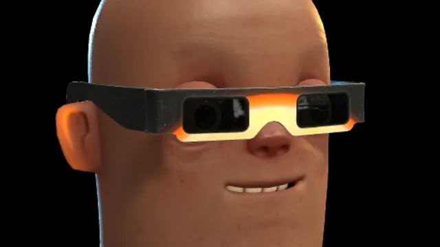 Paper Solar Eclipse Glasses