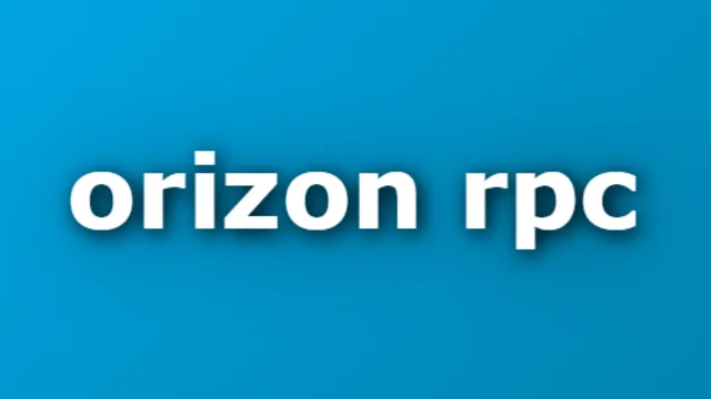 Orizon Rpc