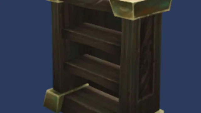 Kul-Tiras Bookcase 2 (empty)