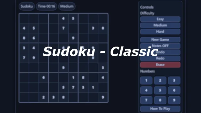 Sudoku - Classic