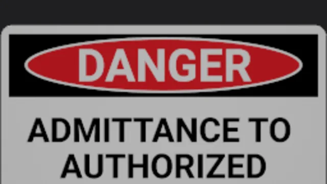 Danger Sign