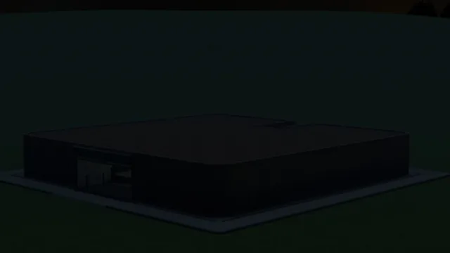 Flat grass - Night