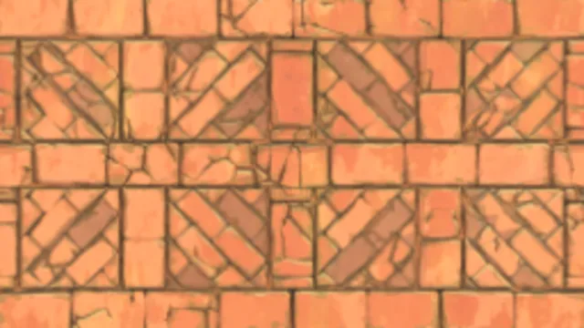 Stylized Bricks Red 04