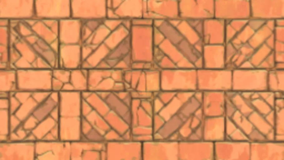 Stylized Bricks Red 04
