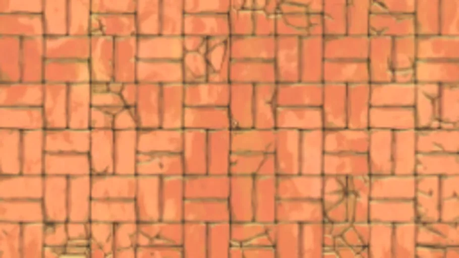 Stylized Bricks Red 05