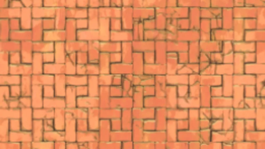 Stylized Bricks Red 06