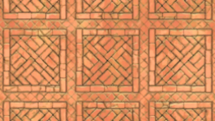 Stylized Bricks Red 10