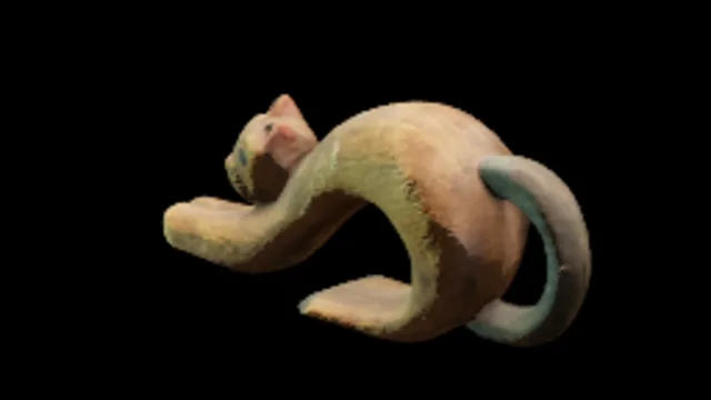 Wooden Cat Ornament