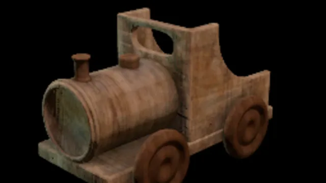 Old Wooden Train