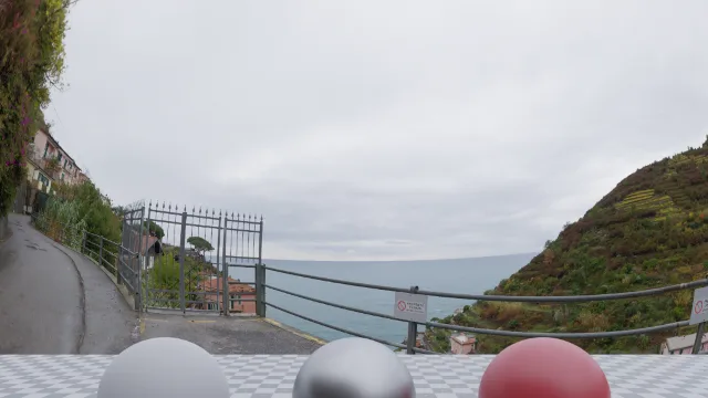 Cloudy Cliffside Road