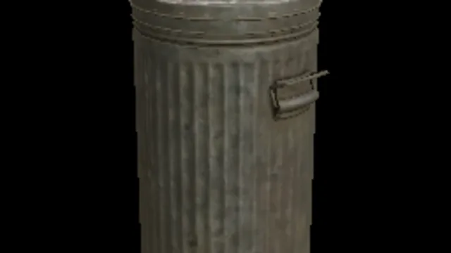 Metal Trash Can Combined