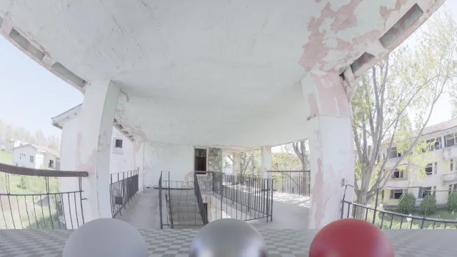 Old Apartments Walkway