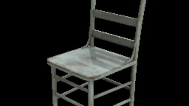 Painted Wooden Chair 02