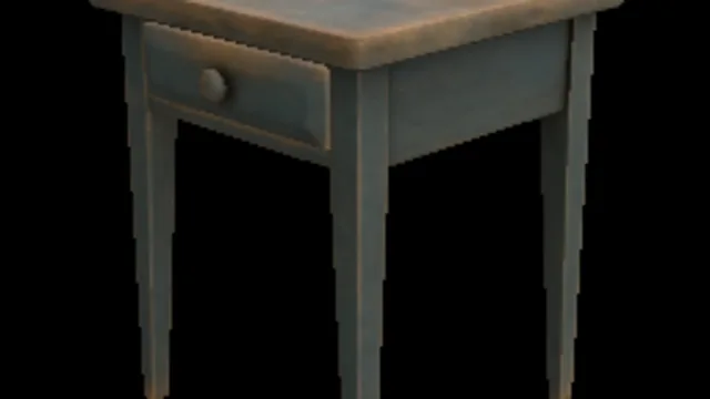 Painted Wooden Nightstand