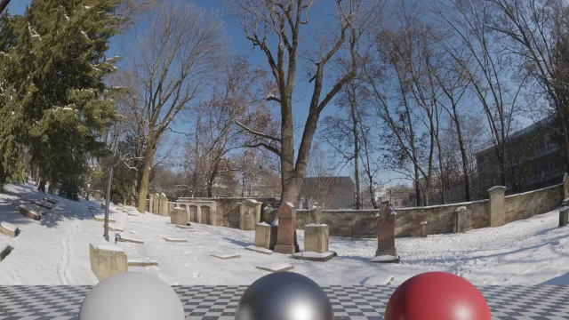 Snowy Cemetery