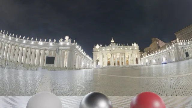 St. Peters Square Night