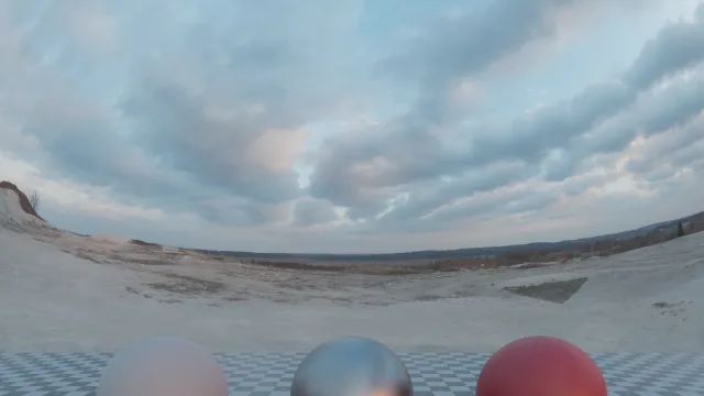 Sunset in the Chalk Quarry