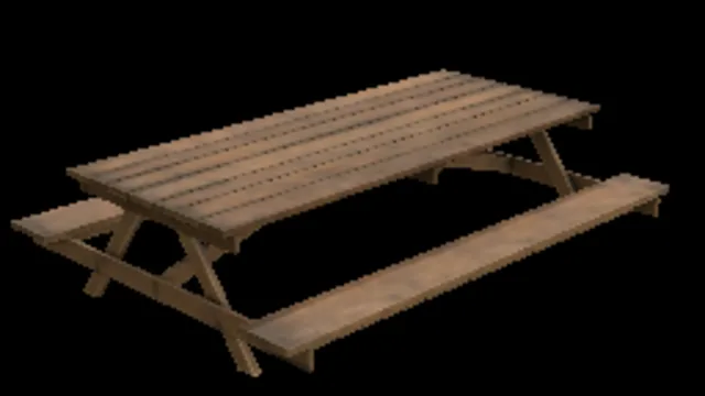 Wooden Picnic Table