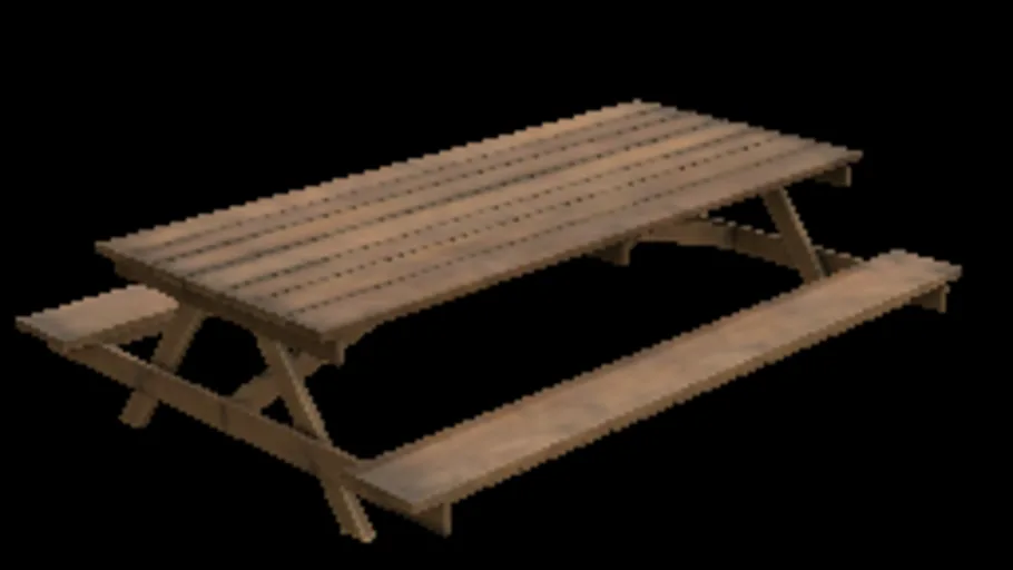 Wooden Picnic Table