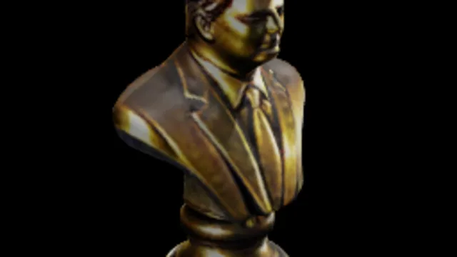 Bronze bust: Trump