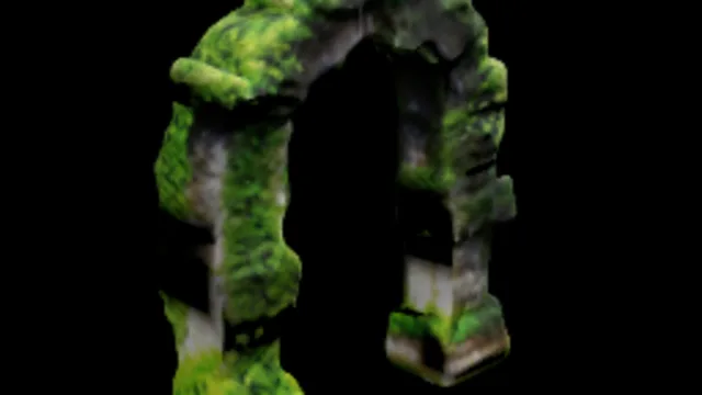Mossy arch