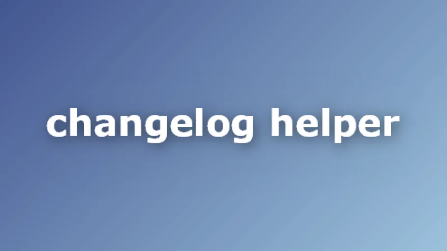 Changelog Helper