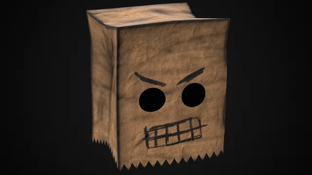 Paper Bag Mask