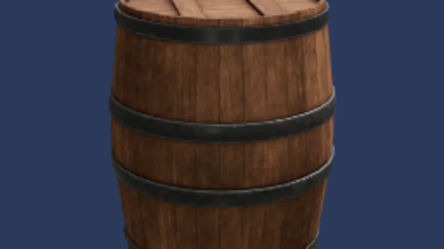 Wooden barrel 1a