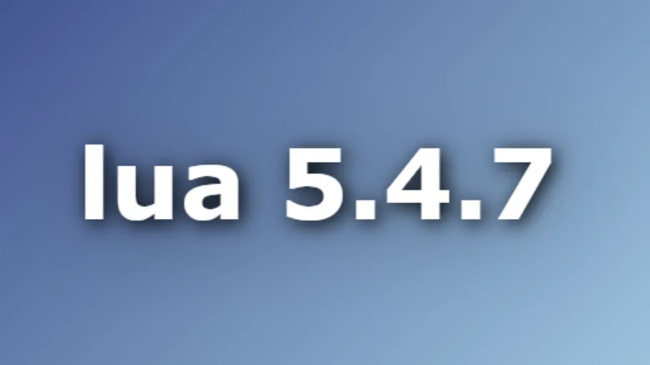 Lua 5.4.7