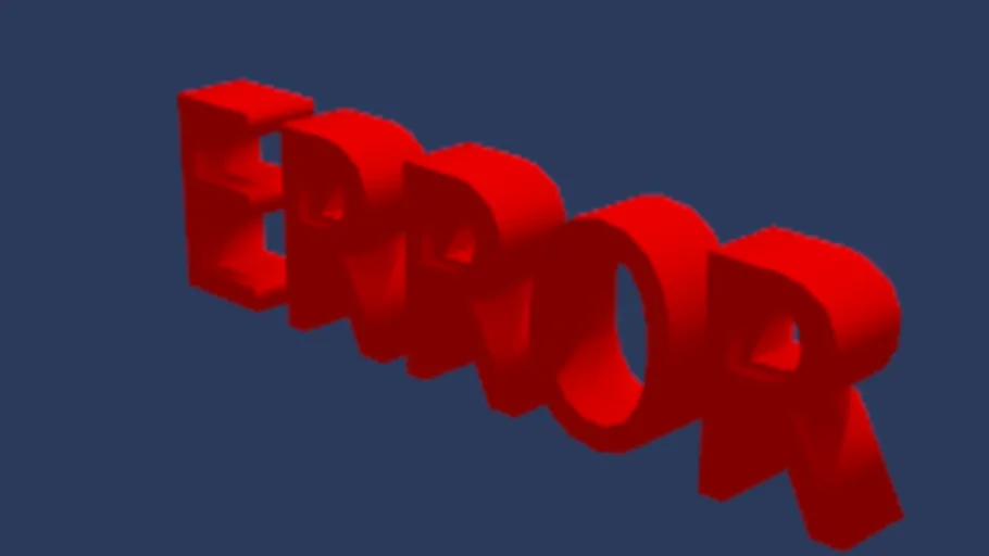 red error