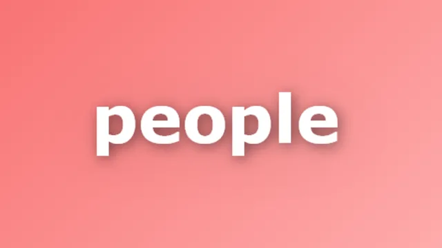 People