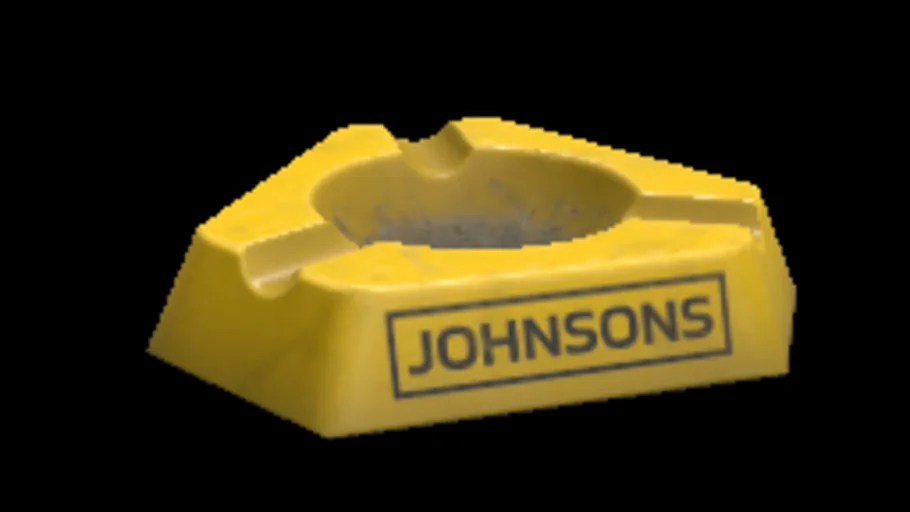 Ashtrayyellow 001