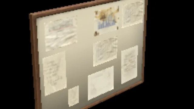 Bulletin Board Glass A