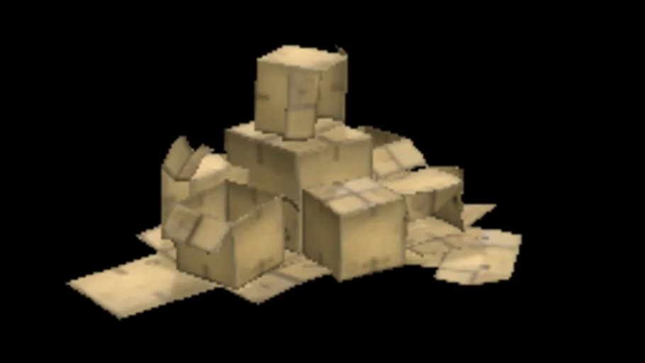 Cardboard Box Pile A