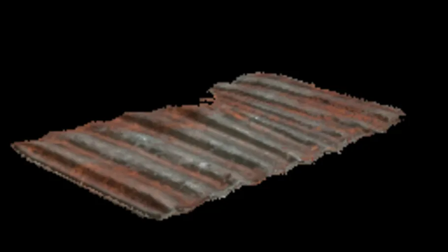 Corrugated Sheet Smalldamaged 002