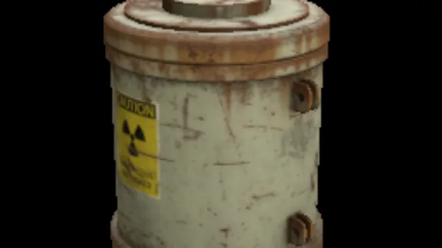 Large Radioactive Vat